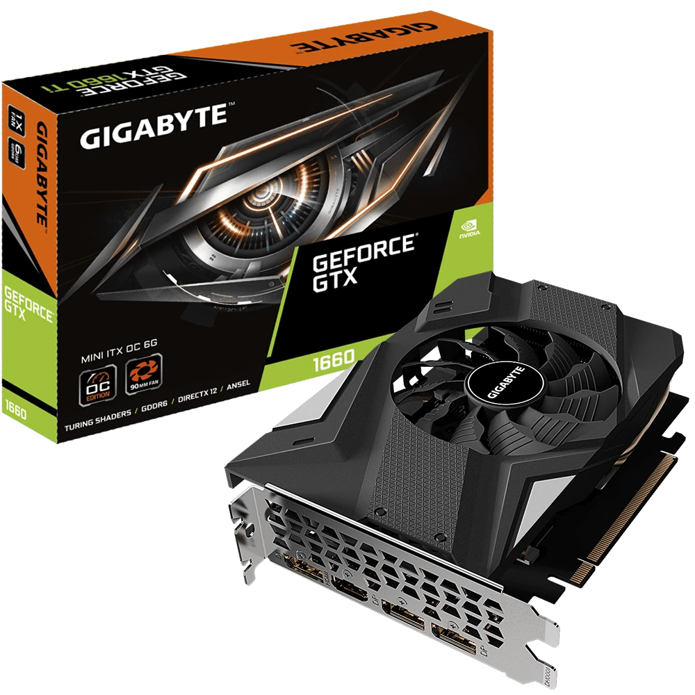Gigabyte GeForce® GTX 1660 MINI ITX OC 6G